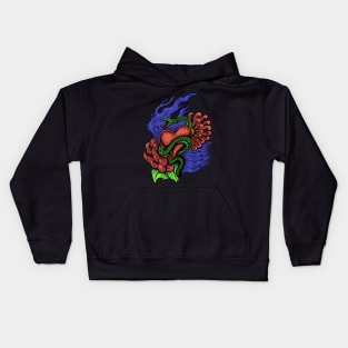 serpent heart Kids Hoodie